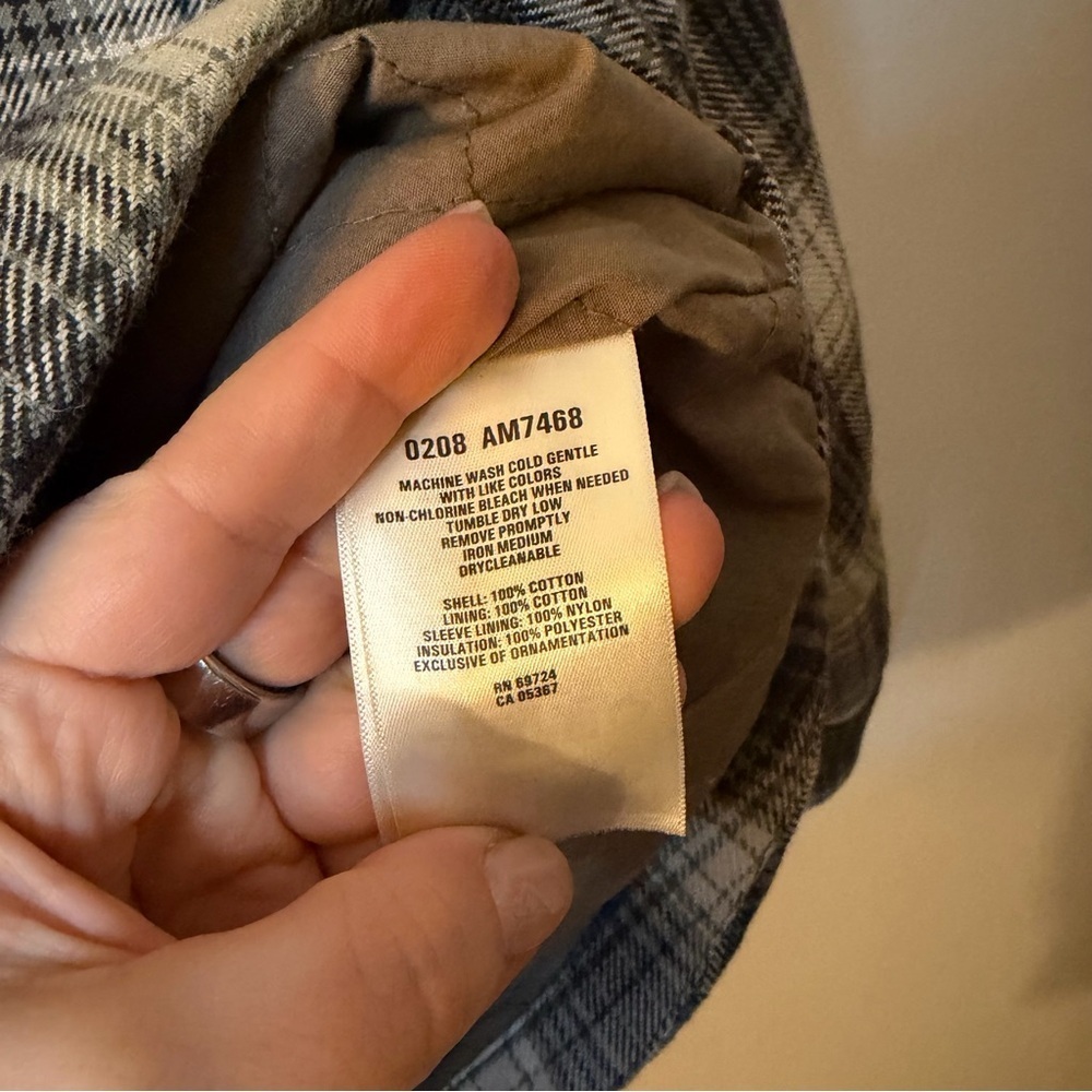 Columbia Men’s Quilted Lined Shacket Large - Picture 6 of 9